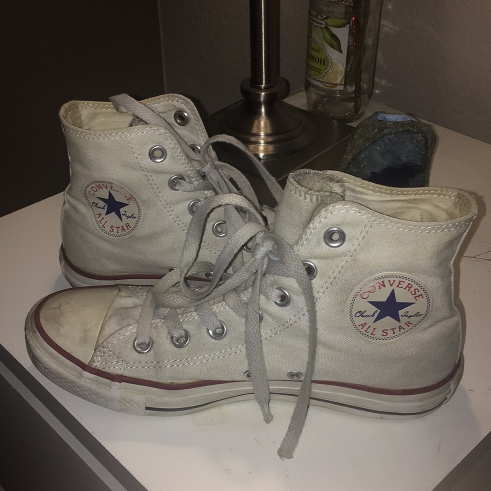 White high top converse